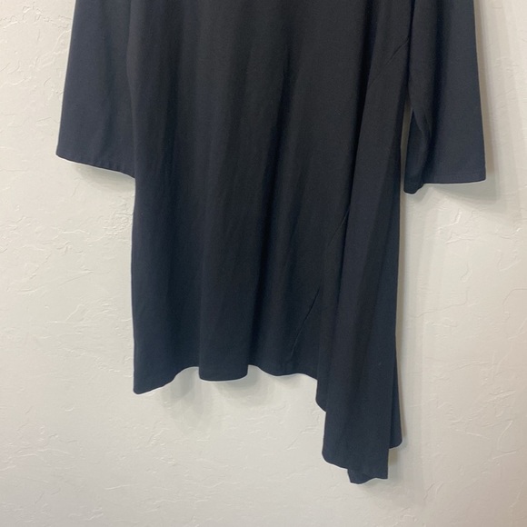 Bryn Walker asymmetrical black dress size small. - Picture 13 of 14